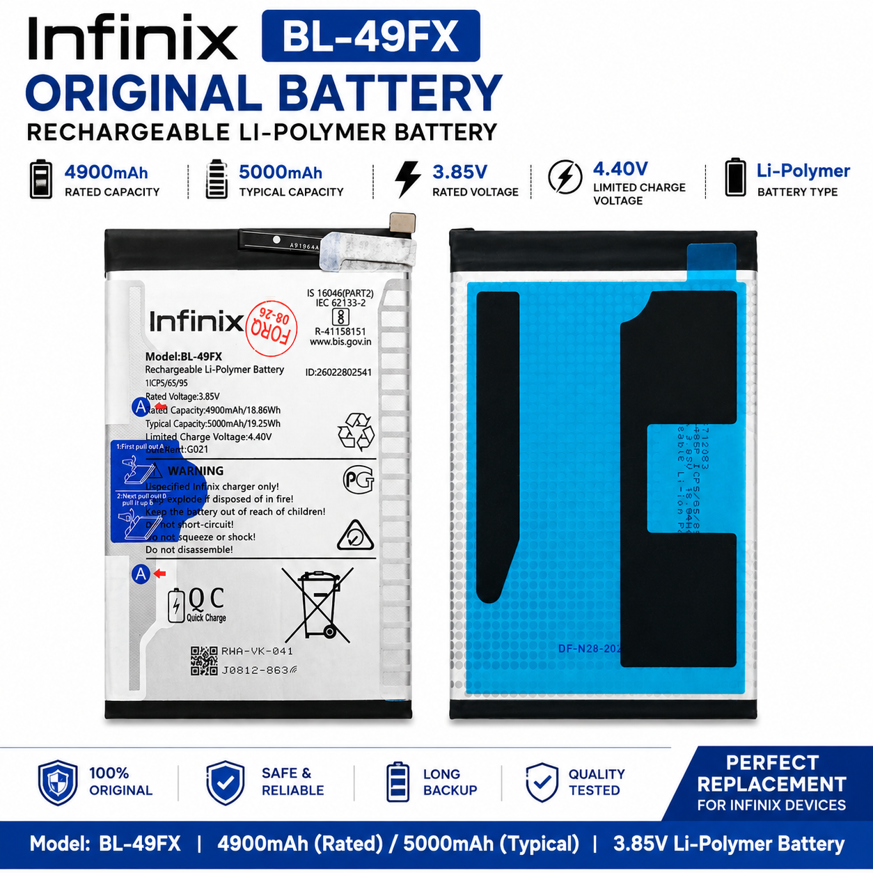 Infinix BL-49FX 5000mAh Battery