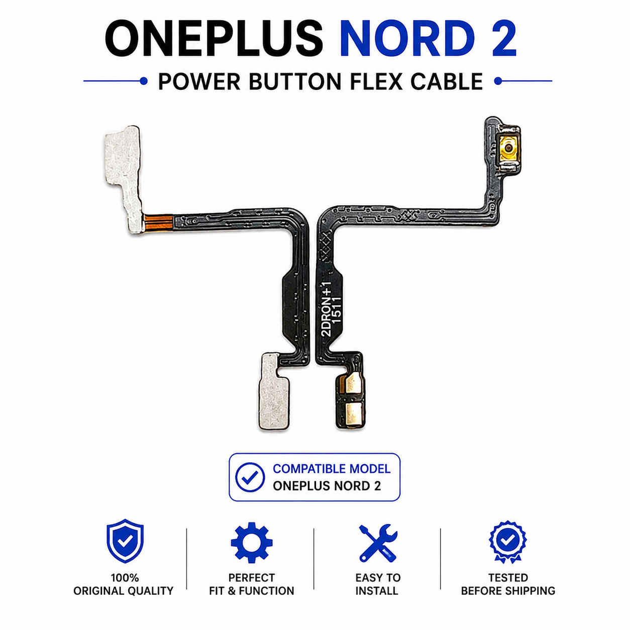OnePlus Nord 2 5G Power Button Flex Cable