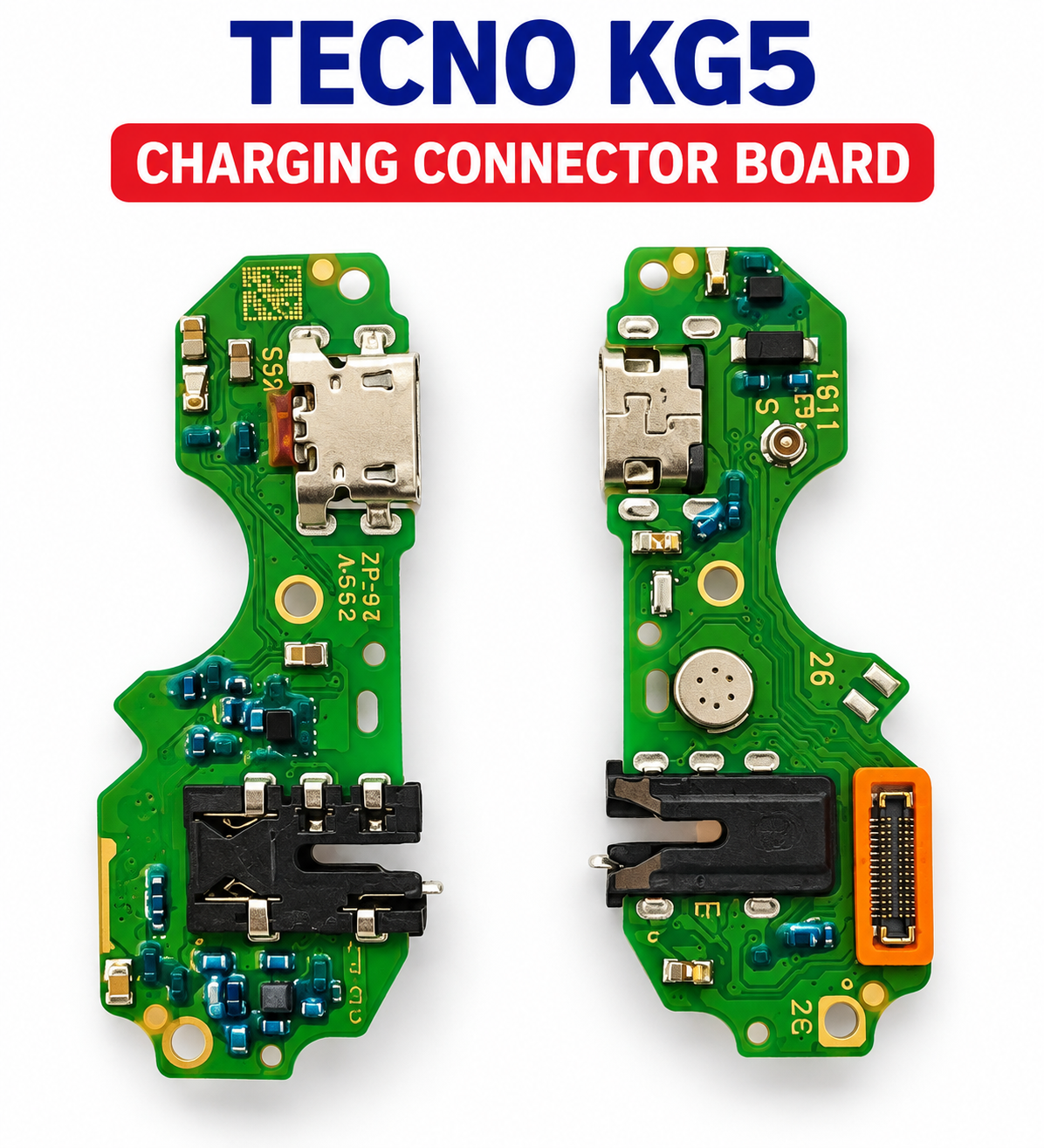 TECNO KG5 CC Board Charging Connector PCB