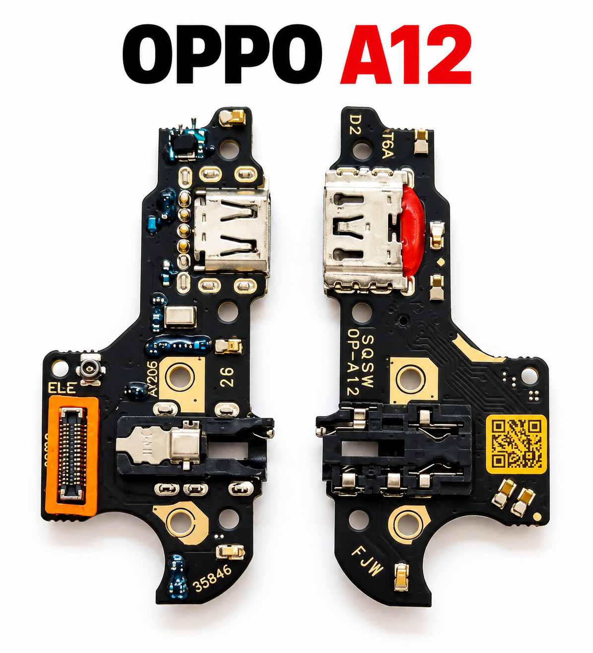 OPPO A12 Charging CC Board / Charging Port PCB Board
